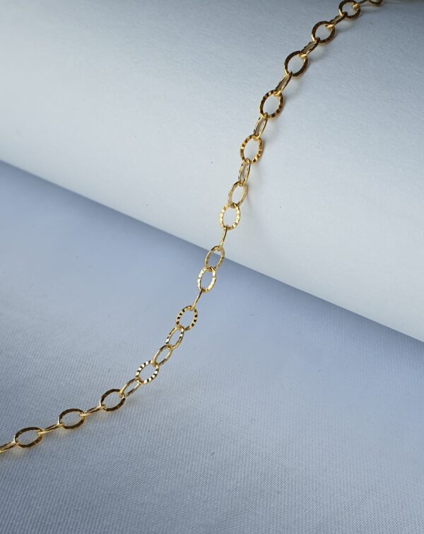 Cable chain Patterned Gold Filled