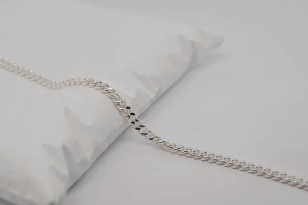 Beveled Curb Chain 925 Silver
