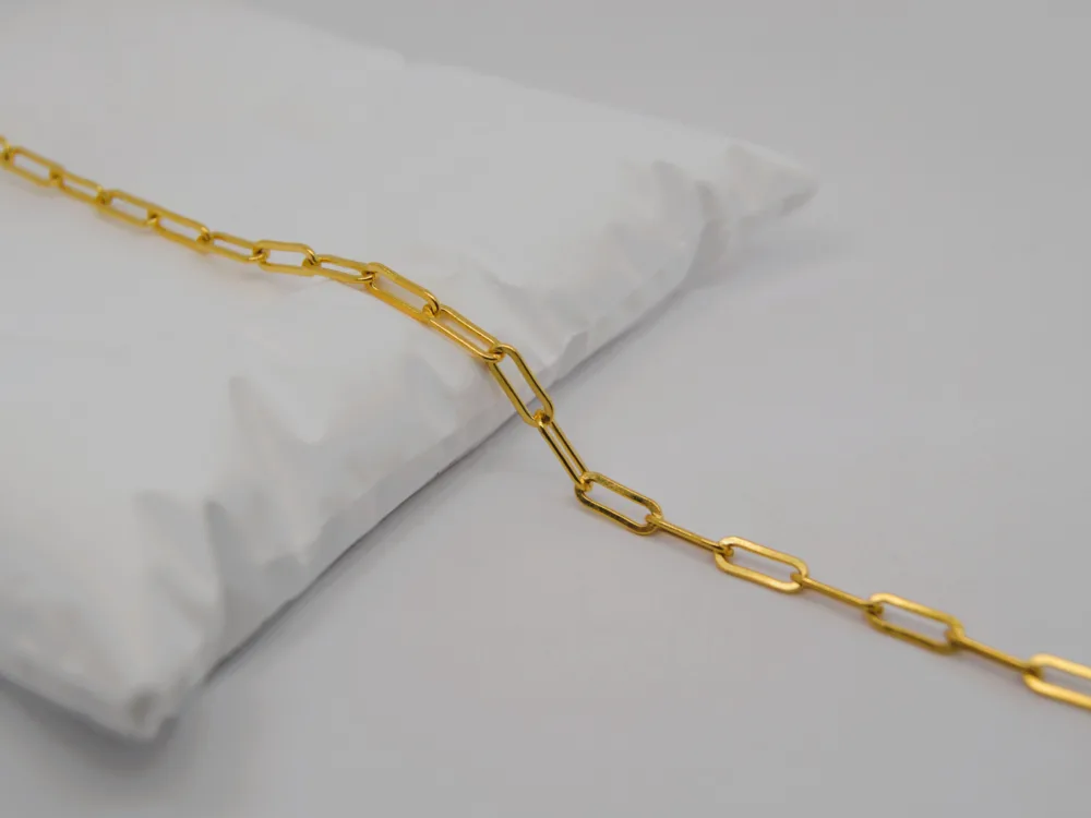 Paperclip Gold Filled Chain