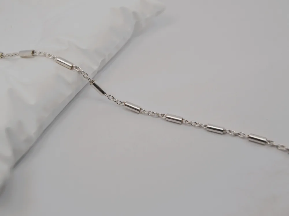 Tube Chain 925 Sterling silver