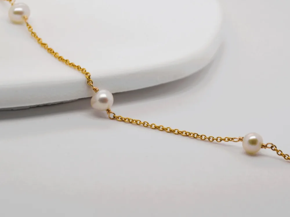 Gold Filled Pearl Chain