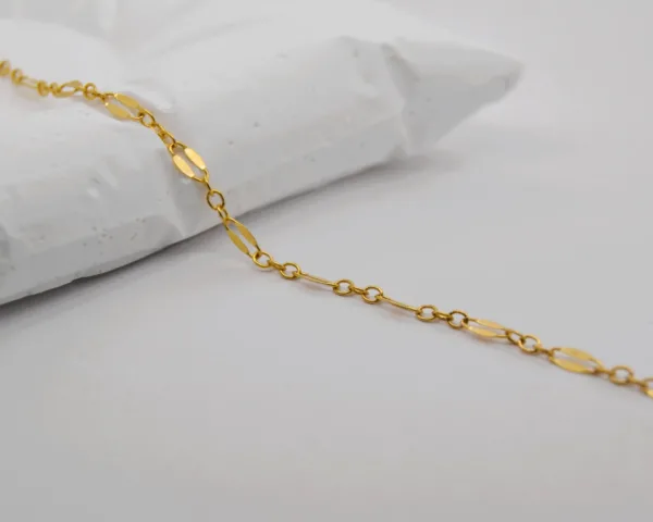 Fancy Lip Chain Gold Filled