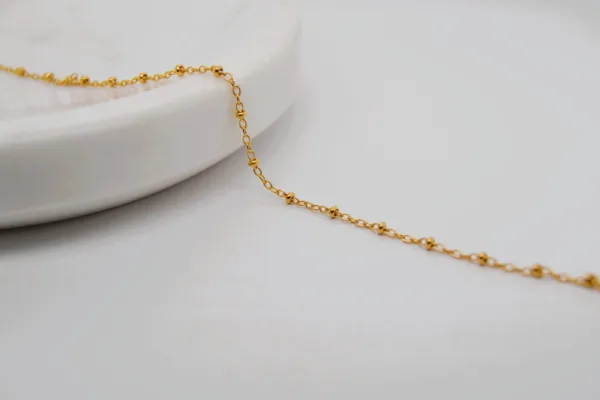 Beaded Gold Filled Chain Beaded Gold Filled Chain