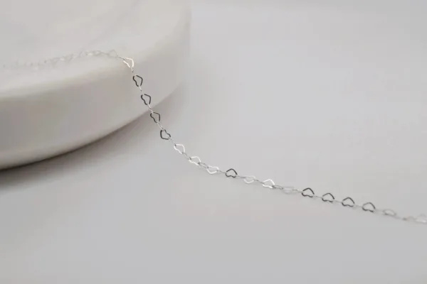 Sterling Silver Heart Chain Sterling Silver Heart Chain