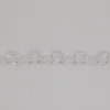 Textured Oval Silver Chain