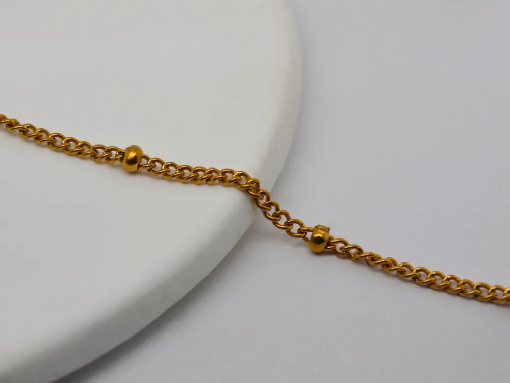 Gold Platted Stainless Steel Satellite chain