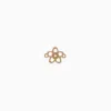 Gold Cut-out Flower Charm