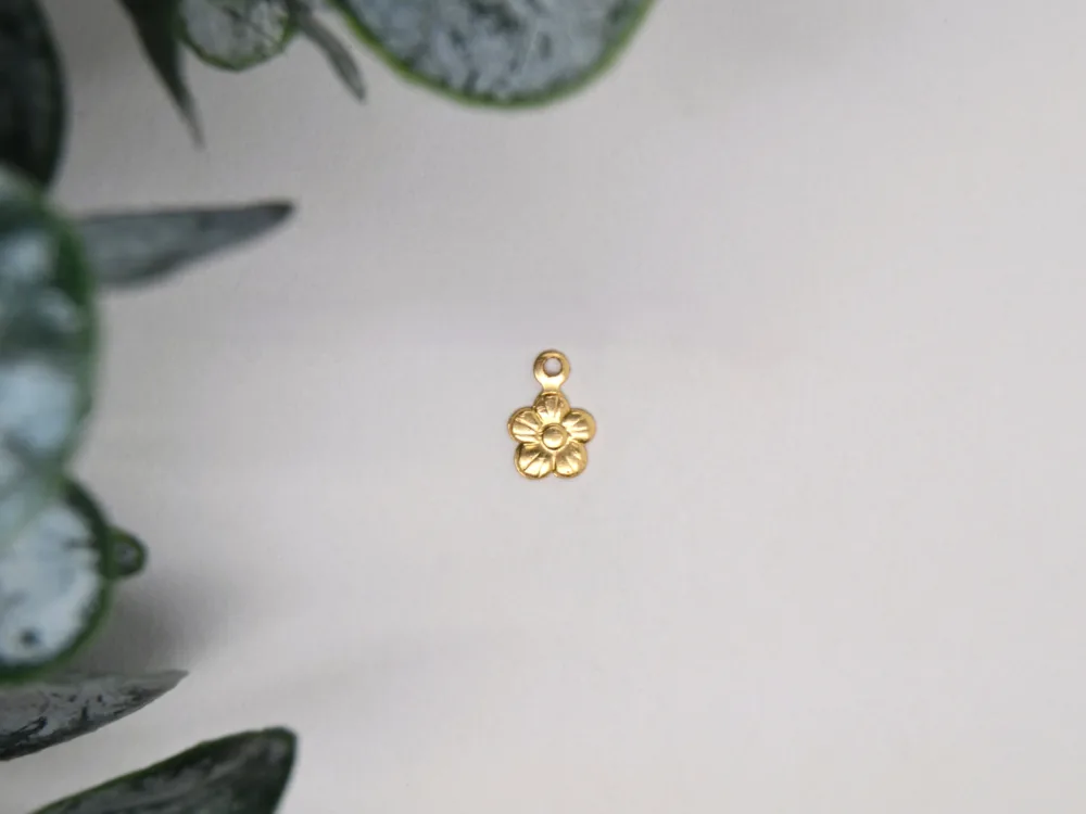 Gold Filled Daisy Charm