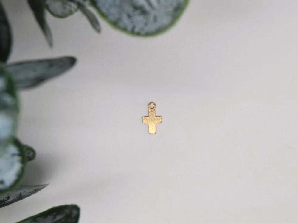Small Hanging Gold Filled Cross