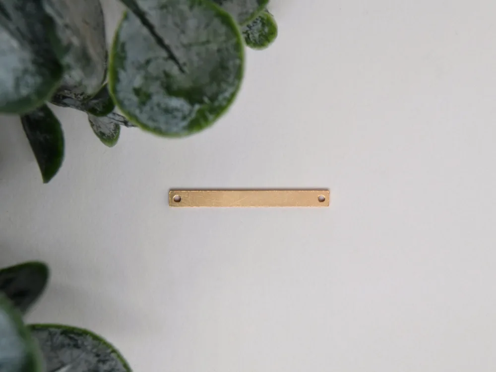 Gold Filled Blank Bar Connecter