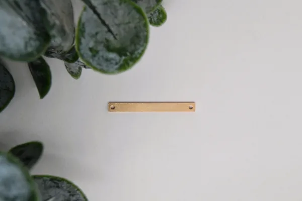 Gold Filled Blank Bar Connecter