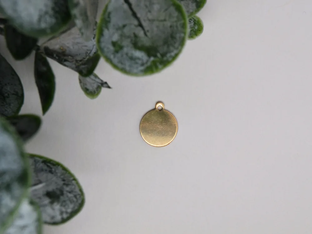 Gold Filled Blank Disc