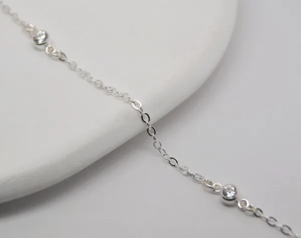 Silver Chain with Charms