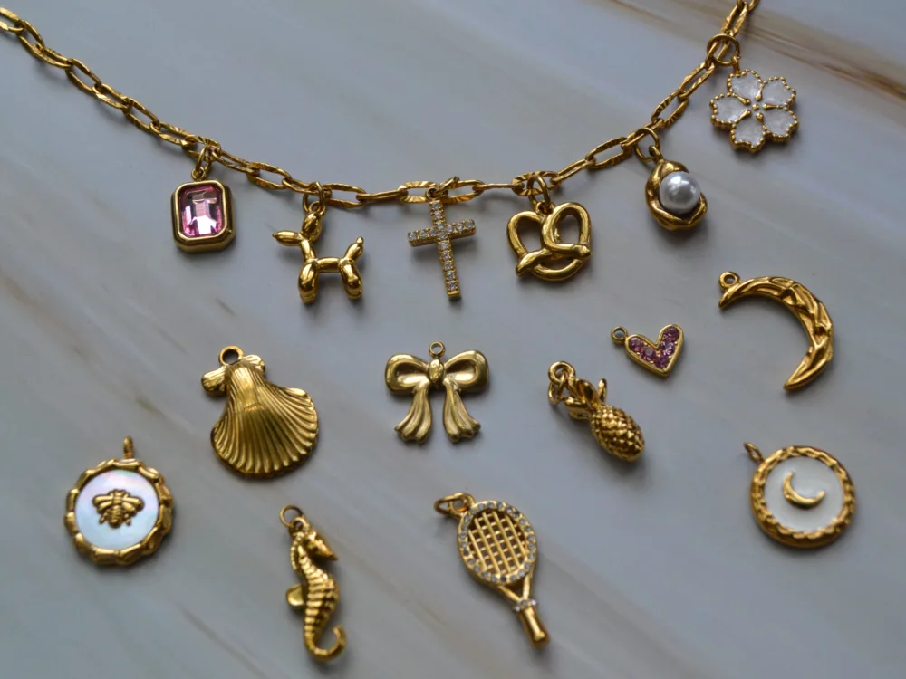 Gold Plated Tarnish Proof Charm Kit