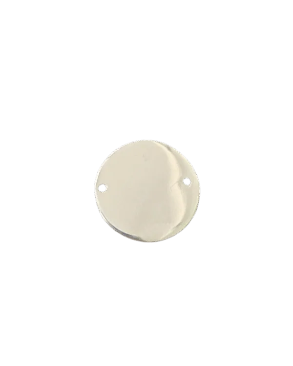 Sterling Silver Circle Blank Charm