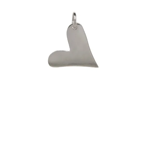 Wonky Heart Sterling Silver