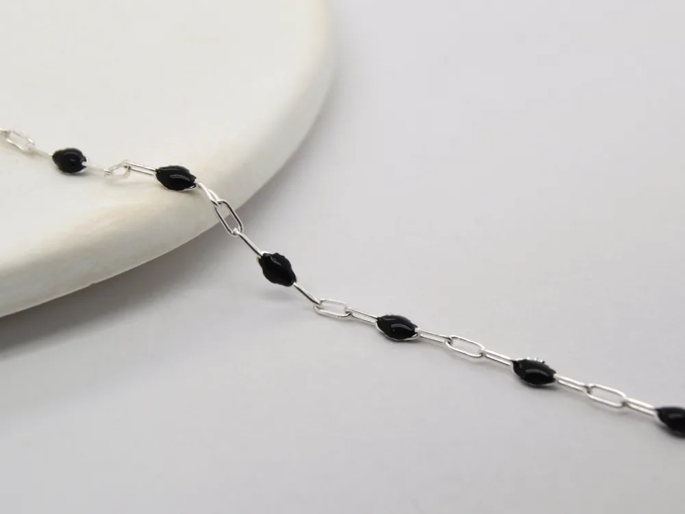 Black Enamel Chain