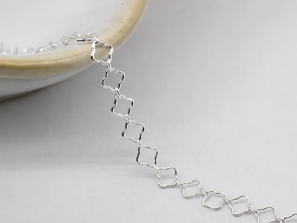 Clover Sterling Silver Chain Clover Sterling Silver Chain