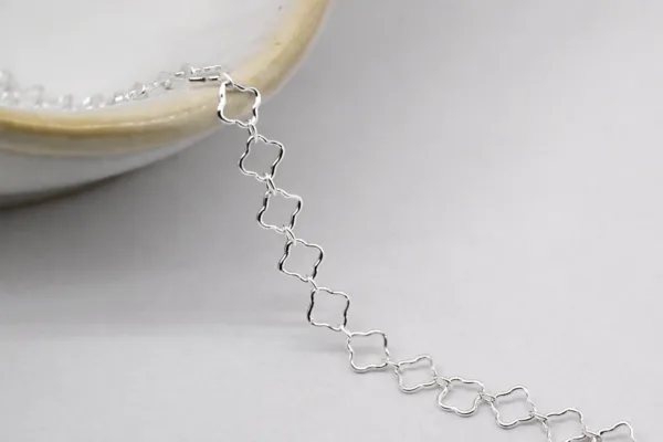 Clover Sterling Silver Chain